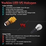 Amber 3157 LED Turn Signal Bulbs - 2 Pack