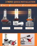 9005/9006 LED Bulb Combo - 50000LM Brightness