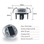 Sidaqi Solar Wheel Hub LED Lights – 4PC Set
