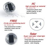 Sidaqi Solar Wheel Hub LED Lights – 4PC Set