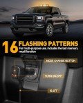 Magnetic Amber White Emergency Strobe Light Bar
