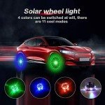 Sidaqi Solar Wheel Hub LED Lights – 4PC Set