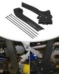 NACORE Black Motorcycle Frame Guards for DRZ400