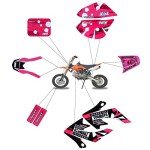 CRF50 Sticker Decal Graphics Kit for Dirt Bikes