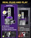Auxpower H11 Fog Light, X3 Series - 2 Pack