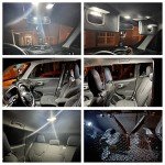Dodge Durango 17-Piece White LED Interior Lights Kit