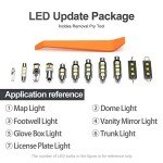 Dodge Durango 17-Piece White LED Interior Lights Kit