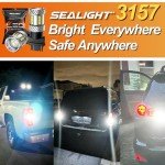 SEALIGHT 3157 Super Bright LED Bulbs - 2 Pack