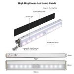 Motion Sensor RV Step Lights - 10 LED Strip (2 Pack)