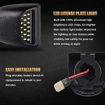 LED License Plate Lights for Chevy & GMC Trucks