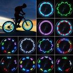 LED Waterproof Bike Wheel Lights with Auto Patterns