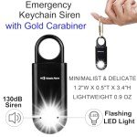 130dB Personal Safety Alarm with Strobe Light