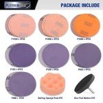 Car Headlight Restoration Kit with Polishing Discs