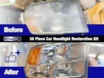Car Headlight Restoration Kit with Polishing Discs