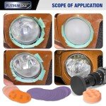 Car Headlight Restoration Kit with Polishing Discs