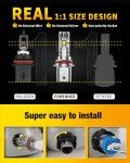 Fahren 9007 LED Bulbs Bright 22000LM Cool White