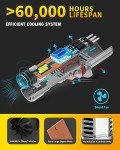Fahren 9007 LED Bulbs Bright 22000LM Cool White