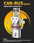 Fahren 9007 LED Bulbs Bright 22000LM Cool White