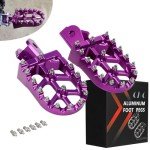 JFG Racing Dirt Bike Foot Pegs - Purple