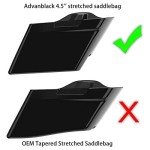 Harley Touring FLH Motorcycle Side Covers - Unpainted