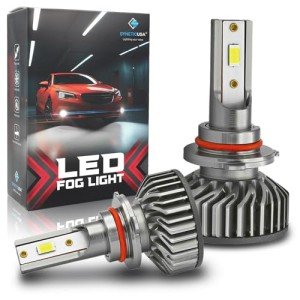 9005 LED Fog Light Bulbs - 120W White, 2-Pack