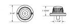 Blazer International 3-1/4" Round Backup Light