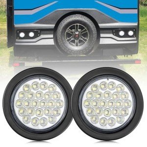 Oyviny Super Bright 4" Round LED Trailer Lights