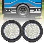Oyviny Super Bright 4" Round LED Trailer Lights