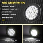 Oyviny Super Bright 4" Round LED Trailer Lights