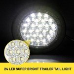 Oyviny Super Bright 4" Round LED Trailer Lights