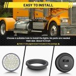 Oyviny Super Bright 4" Round LED Trailer Lights