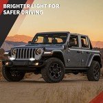 YITAMOTOR 18W 6-Inch LED Light Bar Set