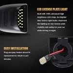 LED License Plate Lights for Chevy & GMC