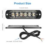 10-Pack LED Emergency Strobe Lights for Vehicles