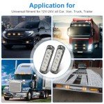 10-Pack LED Emergency Strobe Lights for Vehicles