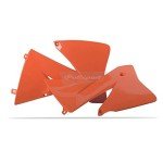 KTM 200EXC Radiator Shroud Set - Orange