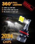 Auxbeam 9007 HB5 Fog Lights - 24000LM, 2 Pack