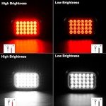 6PCS LED Trailer Tail and Reverse Lights Set