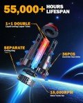 Auxbeam 9007 HB5 Fog Lights - 24000LM, 2 Pack