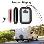 6PCS LED Trailer Tail and Reverse Lights Set