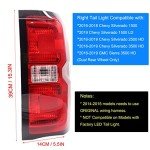 Right Tail Light for 2016-2018 Chevy Silverado/Sierra