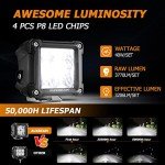 Auxbeam 3-Inch LED Pod Light Bar for Offroad Vehicles
