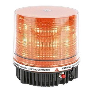 Amber Wireless Rotating Beacon Light with Magnetic Base