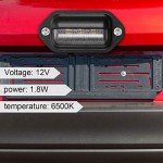 8-Pack Waterproof LED License Plate Lights