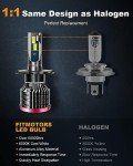 Bright H4/9003 LED Bulbs - 16000 Lumens