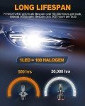 Bright H4/9003 LED Bulbs - 16000 Lumens