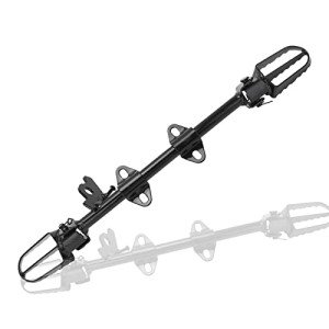 ANKROYU Motorcycle Footpegs Mount Bracket - Black