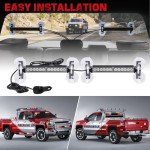 AINBIN 24 LED Emergency Strobe Light Bar