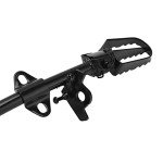 ANKROYU Motorcycle Footpegs Mount Bracket - Black