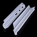 Motorcycle Fork Slider Guards - White (1 Pair)